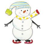 Snowman w/ Skates Bigz Die - Sizzix