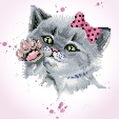 Eye Spy Kitty - Diamond Dotz Diamond Embroidery Facet Art Kit 12.6"X12.6"