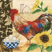 Country Rooster - Diamond Dotz Diamond Embroidery Facet Art Kit 16"X16"