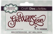 Mini Expressions-Get Well Soon - Creative Expressions Craft Dies By Sue Wilson