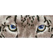 Snow Leopard Spy - Diamond Dotz Diamond Embroidery Facet Art Kit 16"X7"