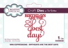Mini Expressions- Birthdays Are The Best - Creative Expressions Craft Dies By Sue Wilson