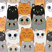 Cat Clan - Diamond Dotz Diamond Embroidery Facet Art Box Kit 11"X11"