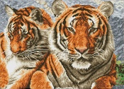 Tigers - Diamond Dotz Diamond Embroidery Facet Art Kit 14.57"X20.28"