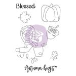 Autumn Hugs Julie Nutting Doll Stamp - Prima
