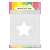 Spotlight Star Stencil - Waffle Flower Crafts