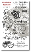 Live In The Moment Stamp Set - Carefree - Wild Whisper Designs