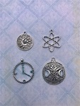 Time Is Relative Metal Charms - Lucky Star - Blue Fern Studios