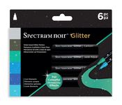Cool Elements Glitter Markers - Spectrum Noir - Crafter's Companion