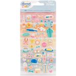 Buenos Dias Embossed Mini Puffy Stickers  - American Crafts
