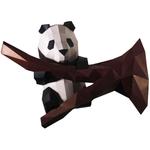 Panda 3D Papercraft Wall Art