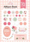 Welcome Baby Girl Adhesive Brads - Echo Park
