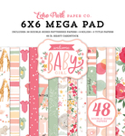 Welcome Baby Girl Cardmakers 6X6 Mega Pad - Echo Park