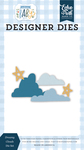Dreamy Clouds Die Set - Welcome Baby Boy - Echo Park