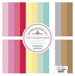 Made With Love Textured Cardstock Paper Pack - Doodlebug