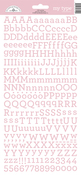 Cupcake My Type Cardstock Alpha Stickers - Doodlebug