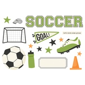 Soccer Page Pieces - Simple Stories
