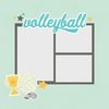 Volleyball Page Pieces - Simple Stories