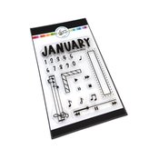 January Notes Stamp Set - Catherine Pooler