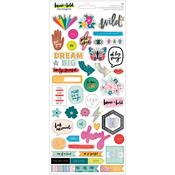 Brave + Bold Cardstock Stickers - Amy Tangerine