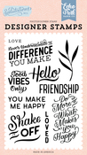 You Make Me Happy Stamp Set - Salutations No. 1 - Echo Park