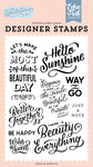 Hello Sunshine Stamp Set - Salutations No. 1 - Echo Park