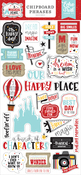 A Magical Place 6x13 Chipboard Phrases - Echo Park