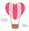 Heart Air Balloon Die-namics - My Favorite Things