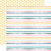Summer Stripes Paper - Pool Party - Echo Park