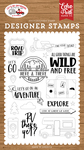 Road Trip Stamp Set - Let's Go Anywhere - Echo Park