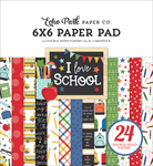I Love School 6x6 Paper Pad - Echo Park