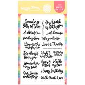 Sending Love Sentiments Stamps - Waffle Flower