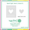 Spotlight Heart Stencil - Waffle Flower