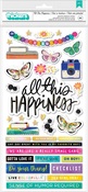 All This Happiness Chipboard Thickers - Vicki Boutin