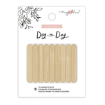 Wood Medium Planner Discs - Day-To-Day - Maggie Holmes
