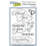 Thank You Hearts 4x6 Stamp Set - Crafters Workshop