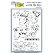 Thank You Hearts 4x6 Stamp Set - Crafters Workshop