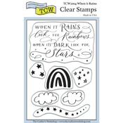 When it Rains 4x6 Stamp Set - Crafters Workshop