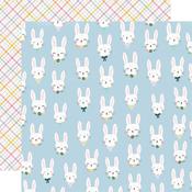 Bunny Love Paper - Bunnies & Blooms - Simple Stories