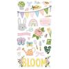 Bunnies & Blooms 6x12 Chipboard Stickers - Simple Stories