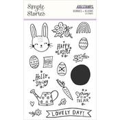 Photopolymer Clear Stamps - Bunnies & Blooms - Simple Stories