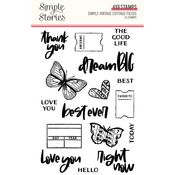 Simple Vintage Cottage Fields Stamp - Simple Stories