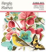 Simple Vintage Cottage Fields Floral Bits & Pieces - Simple Stories