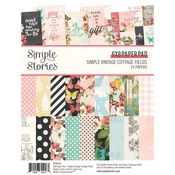 Simple Vintage Cottage Fields 6x8 Paper Pad - Simple Stories