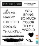 Color Me Happy Stamp Set - Concord & 9th