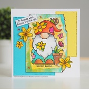 Garden Gnome - Woodware Clear Stamps 4"X6"