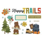 Happy Trails Page Pieces - Simple Stories