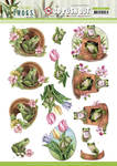 Flower Frogs Punchout Sheet - Friendly Frogs - Find It Trading