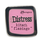 Kitsch Flamingo Tim Holtz Distress Enamel Collector Pin