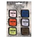 Set 6 - Tim Holtz Distress Enamel Collector Pins
